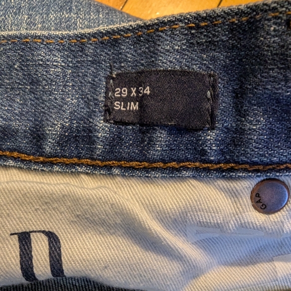 Men's GAP slim fit jeans 29x34 - Picture 4 of 4